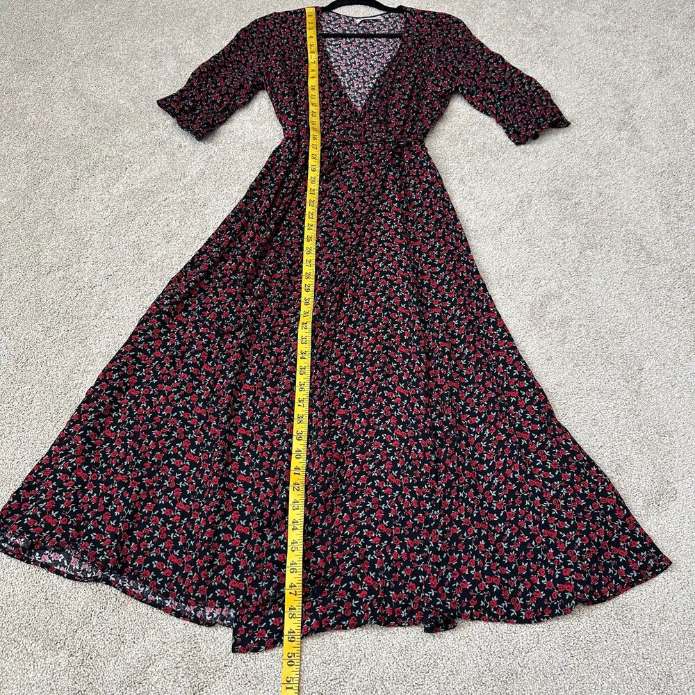 Reformation Judith Wrap Dress in Mabel Floral Print Size L/XL - Picture 7 of 8